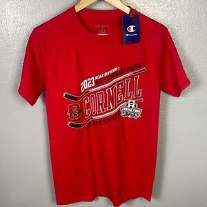 Cornell Champion 2023 NCAA Hockey Regional Frozen Four T Shirt Small NWT 187